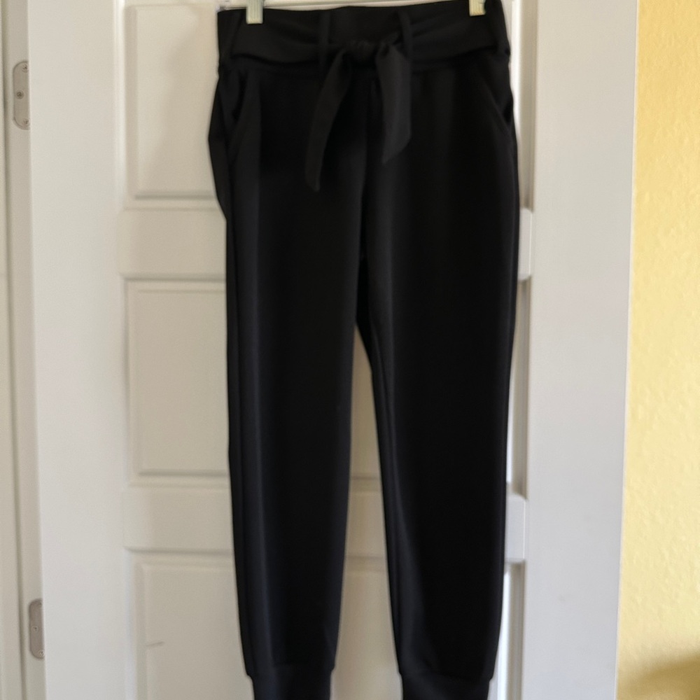 Sincerely Jules Black Tie-Waist Jogger